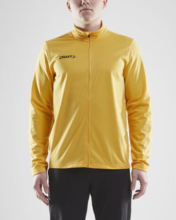 Craft Sport-Trainingsjacke Squad - ohne Seitentaschen, bequeme und funktionell - gelb Herren